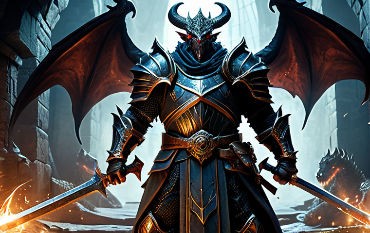 A majestic, colossal fantasy boss monster, reminiscent of a formidable dragon or ancient demon, standing defiantly in a Lineage-style dark abyss dungeon. A team of fully clothed, professional adventurers, including a knight in heavy plate armor, a mage in intricate robes, and an archer in reinforced leather, strategically engaging the monster. They exhibit perfect anatomy and natural poses, their well-formed hands gripping their weapons. The scene is filled with subtle magical effects and dramatic lighting, emphasizing their coordinated team effort. This is a safe for work, appropriate content, family-friendly depiction of an epic battle, with correct proportions and natural body proportions, captured with professional photography.